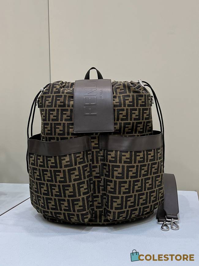 	 Fendi Brown BackPack Size 42x18x45cm - 1