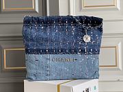 CHANEL BAG 22 DENIM AND TWEED 38x42x8cm - 1