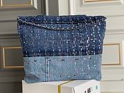 CHANEL BAG 22 DENIM AND TWEED 38x42x8cm - 4