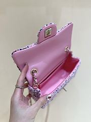 Chanel Tweed Pink Size 25cm - 5