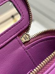 Chanel Vanity With Chain Violet Mini Size 17-4-10.5cm  - 5