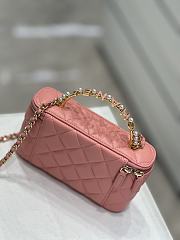Chanel With Chain Pink Mini Size 17x4x10.5cm - 2