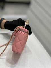 Chanel With Chain Pink Mini Size 17x4x10.5cm - 3