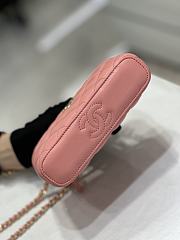 Chanel With Chain Pink Mini Size 17x4x10.5cm - 4