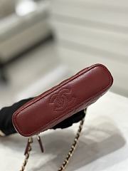 Chanel With Chain Red Mini Size 17x4x10.5cm - 2