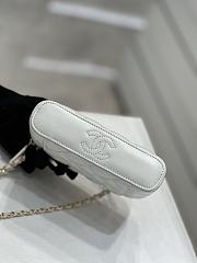 	 Chanel With Chain White Mini Size 17x4x10.5cm - 5