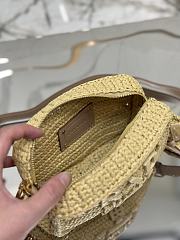 Prada Raffia Shoulder Bag 20x13x7cm - 5