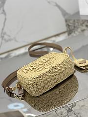 Prada Raffia Shoulder Bag 20x13x7cm - 6