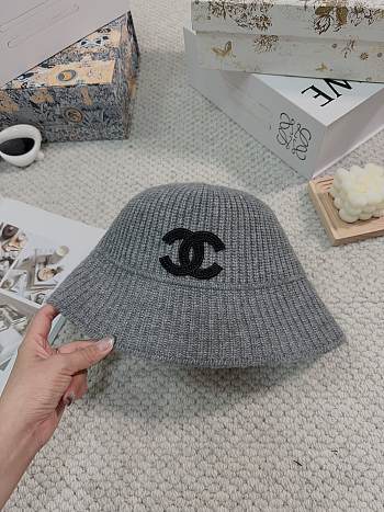 Chanel Grey Hat