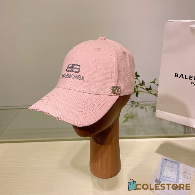 Balenciaga Light Pink Hat - 1