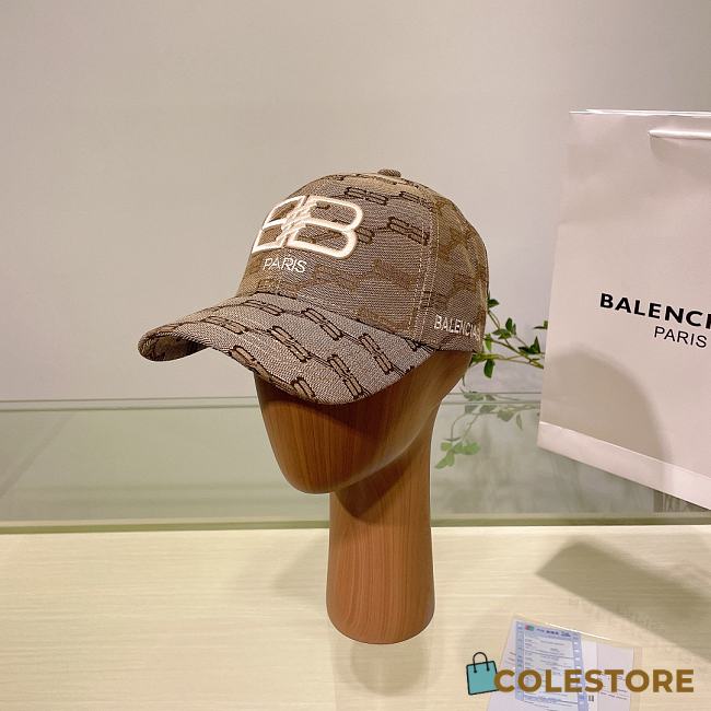 Balenciaga Brown Hat - 1