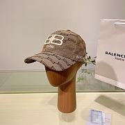 Balenciaga Brown Hat - 1