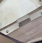 	 Fendi Peekaboo I See U Brown Size 27×11×20cm - 4