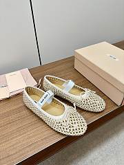 Miu Miu Satin Ballerinas Size 35-39 - 2