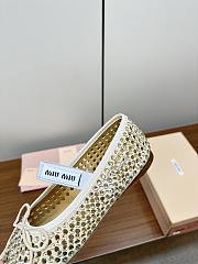Miu Miu Satin Ballerinas Size 35-39 - 4
