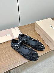 	 Miu Miu Satin Ballerinas Black Size 35-39 - 5