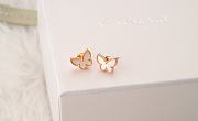 Van Cleef  & Arpels Earrings White/Red - 2