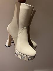 Gucci Heel Boots Beige 11cm - 4