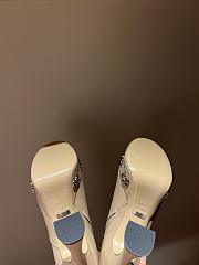 Gucci Heel Boots Beige 11cm - 3