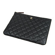 Chanel Pouch Classic O Case Medium Caviar Black - 4