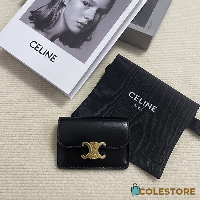 	Celine Black Wallet  - 1