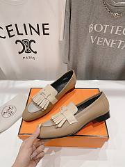 	 Hermes Kelly Royal Loafer Beige - 4