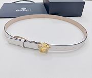 Versace White Belt 2cm - 1