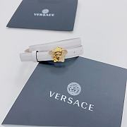Versace White Belt 2cm - 5