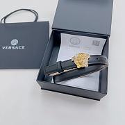 	 Versace Black Belt 2cm - 5