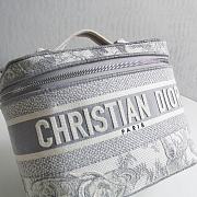 	 Dior Travel Vanity Case Grey  24x17x13.5cm - 2