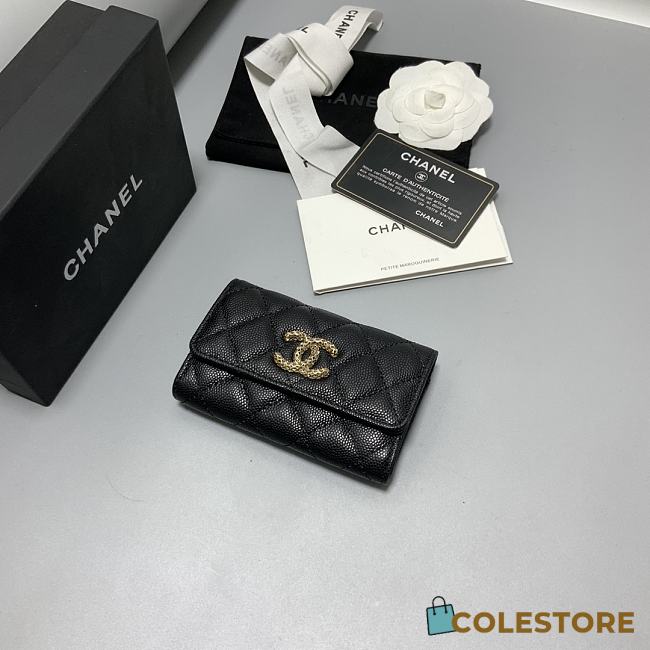 Chanel Wallet 2023 Black Size 11x8.5x3cm - 1