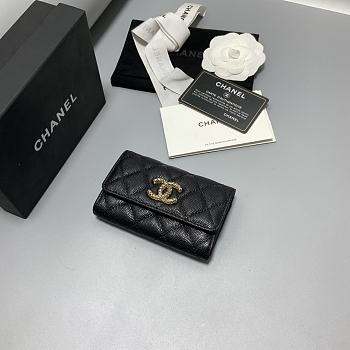 Chanel Wallet 2023 Black Size 11x8.5x3cm