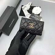 Chanel Wallet 2023 Black Size 11x8.5x3cm - 3