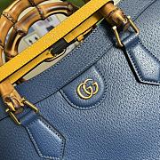Gucci Diana Tote Bag In Dark Blue 35x30x14cm - 3