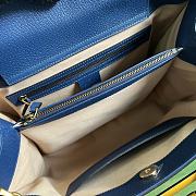 Gucci Diana Tote Bag In Dark Blue 35x30x14cm - 2