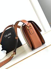 Celine Teen Triomphe 'White Brown' 22 X 16.5 X 7 - 5
