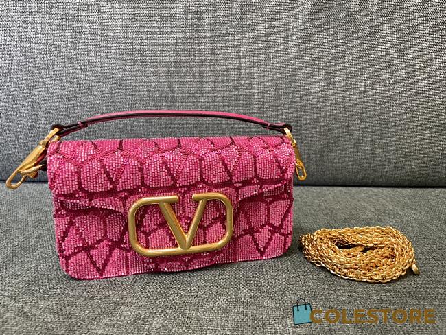 Valentino VLogo Signature Pink Size 20*11*5cm - 1