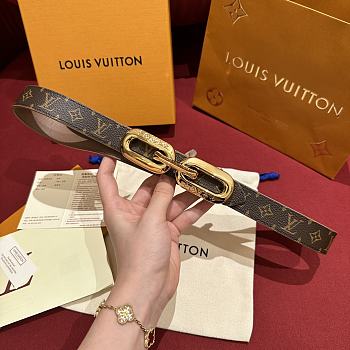 Louis Vuitton Belt Brown 2cm