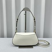 Prada Brushed Leather Shoulder Bag 25x14x4cm - 3