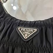 Prada Nylon Saffiano Leather Mini Bag Black 22x17x6cm - 2