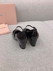 Miu Miu Patent Leather Pumps Black - 4