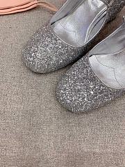 Miu Miu Patent Leather Pumps Silver Size 35-39 - 2