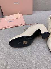 	 Miu Miu Patent Leather Pumps Ivory - 3