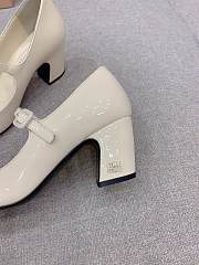 	 Miu Miu Patent Leather Pumps Ivory - 2