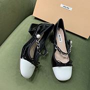 Miu Miu Leather Slingback Pumps 3.5cm - 2
