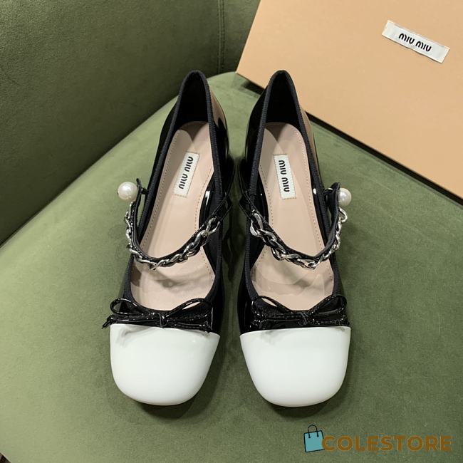 Miu Miu Leather Slingback Pumps 3.5cm - 1