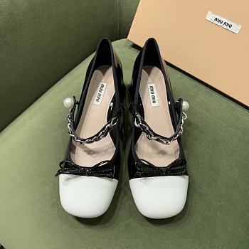 Miu Miu Leather Slingback Pumps 3.5cm