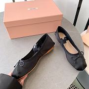 Miu Miu Satin Ballerinas Black - 2