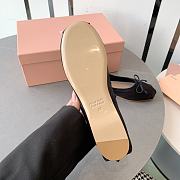 Miu Miu Satin Ballerinas Black - 3