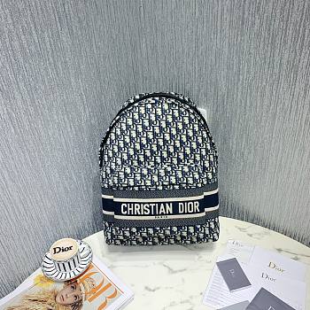 Diortravel Backpack Dior Oblique Jacquard 30*42*15 